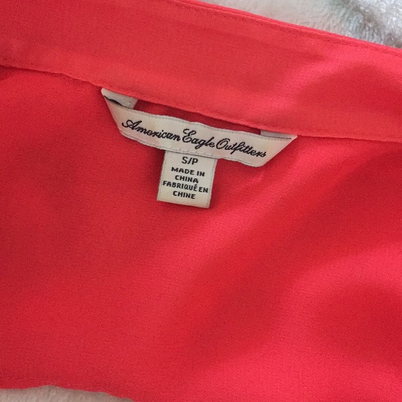 Coral sheer dress - American Eagle - Picture 4 of 4